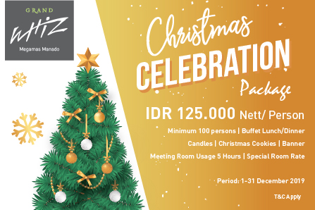 Christmas Celebration Package di Grand Whiz Megamas Manado